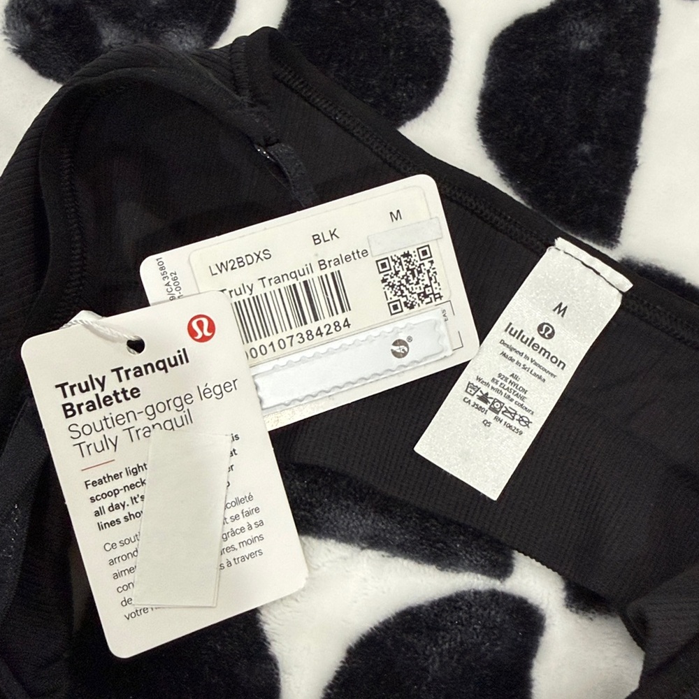 Lululemon Ever Essentials & Truly Tranquil Bralettes - Picture 8 of 9